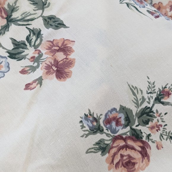Vintage Croscill Home Fashions Twin Sheets and Curtains Set JCP Floral Boho Vict - Picture 6 of 14